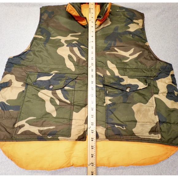 Winchester Reversible Camo & Orange Hunting Puffer Vest Mens XL - Picture 7 of 8